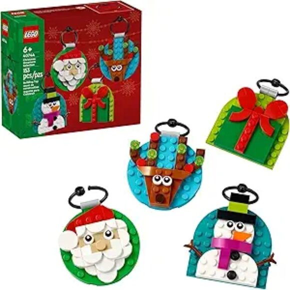 LEGO Christmas Ornaments Building Set Holiday Decorations Kids Boys Girls Ages 6 - Picture 7 of 7
